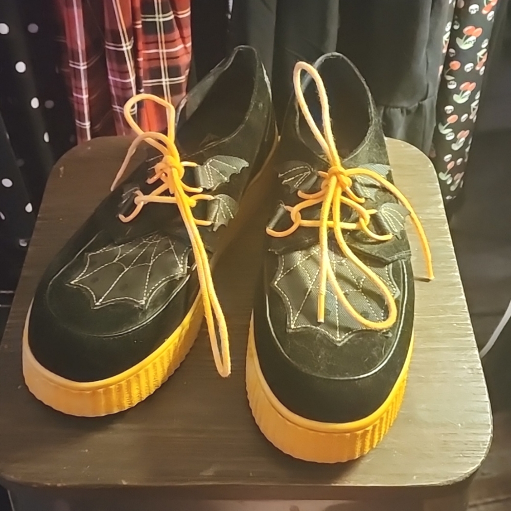 Strange Cvlt Halloween Edition Black & Orange Krypt Creepers Size 10